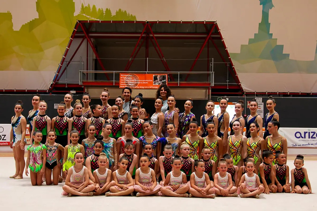 Exhibición de Gimnasia Rítmica en Tudela